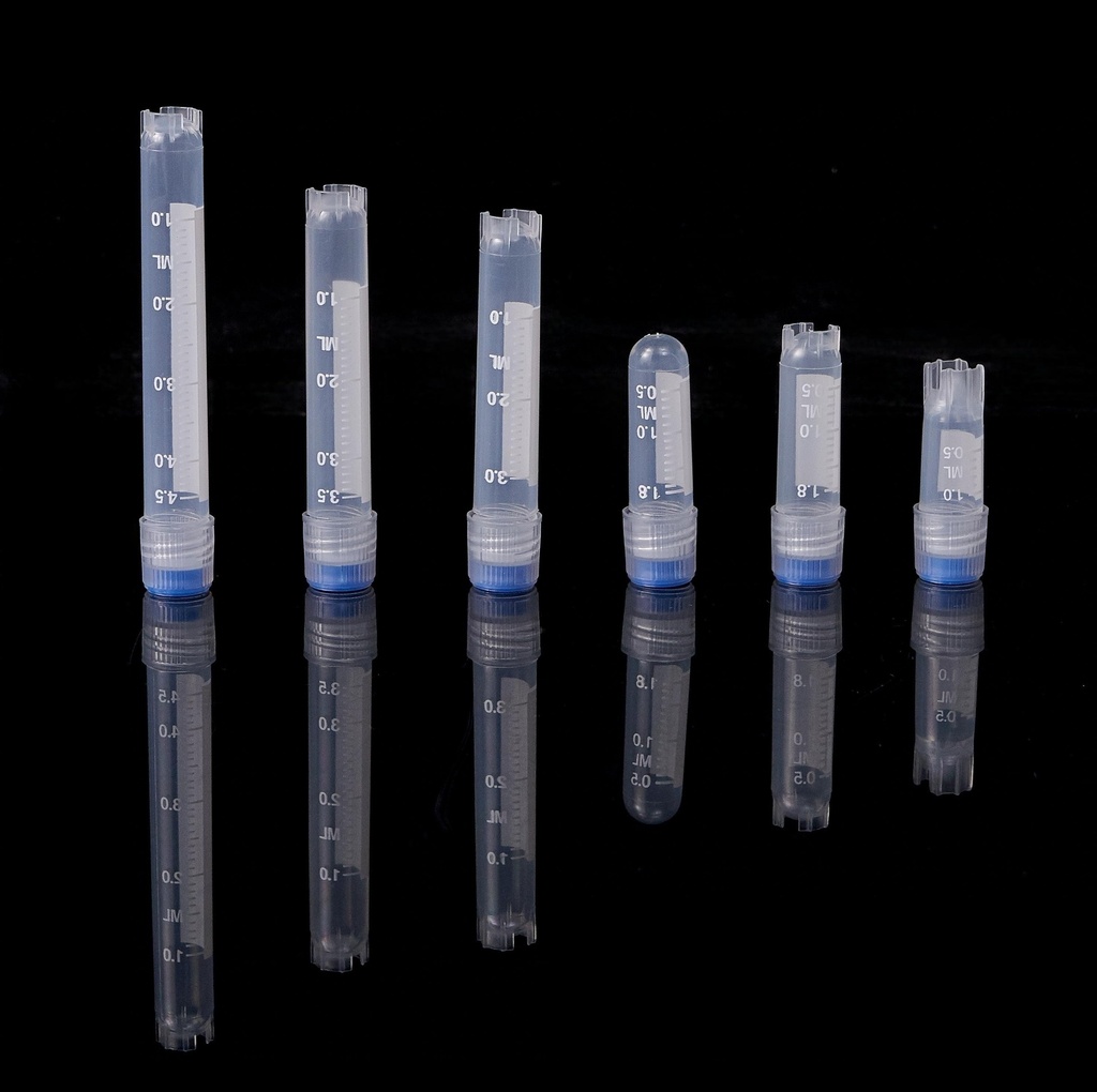 Internal/External Threaded Cryogenic Vials